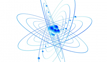 Représentation artistique du modèle de Bohr de l'atome