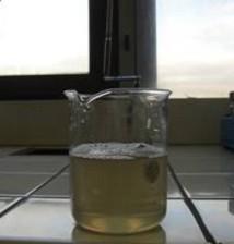 Solution de saccharose après filtration