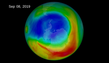 Ozone Depletion on earth