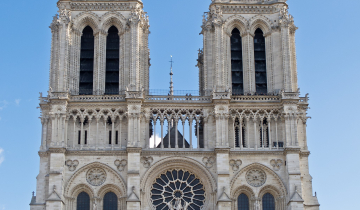 Façade de la cathédrale Notre-Dame de Paris