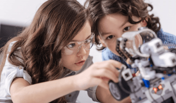 Photo de deux enfants
