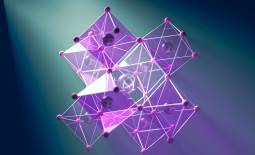 Visuel représentant la structure cristalline d'une perovskite