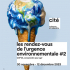 Affiche des RDV de l'urgence environnementale de la Cité des Sciences