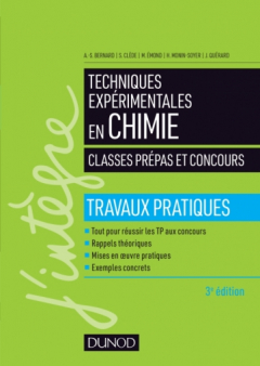 Couverture du livre "Techniques expérimentales en chimie"