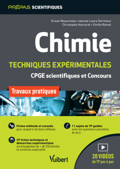 Couverture de l'ouvrage "Techniques expérimentales de chimie"