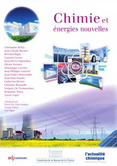 Couverture du livre "Chimie et énergies nouvelles"
