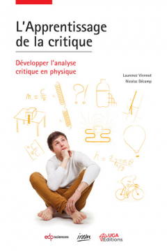 Couverture du livre "Apprentissage de la critique"