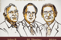Portraits des lauréats du prix Nobel de Chimie 2019
