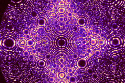 Cliché par diffraction des rayons X de l'iridium
