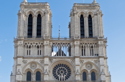 Façade de la cathédrale Notre-Dame de Paris