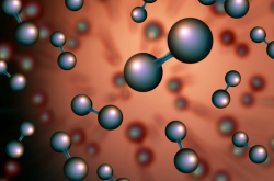 visuel molécules de dihydrogène