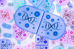 visuel Nanomédecine illustration ADN