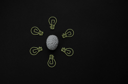 Image représentant un cerveau et des idées