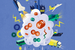 visuel illustration hydrogène