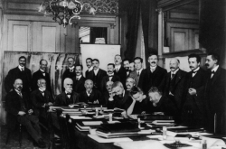 Photo du premier congrès Solvay de physique en 1911