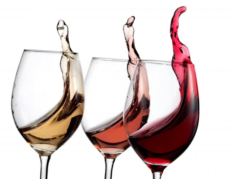 Vins blanc, rosé, rouge