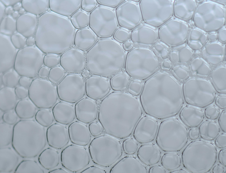 Photo d'une mousse de savon